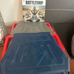 Portable  Battleship Game Set with Red and Blue Cases